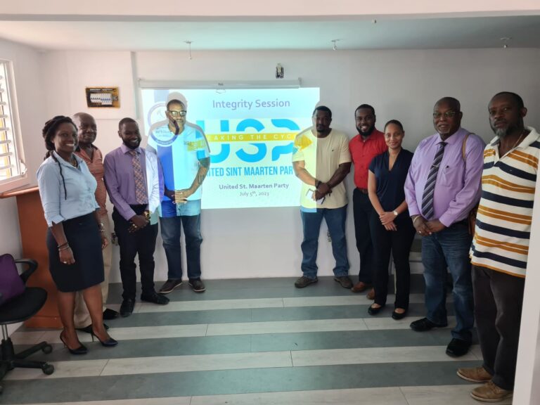 Integrity Chamber Provides Integrity Session to the Unified Sint Maarten Party